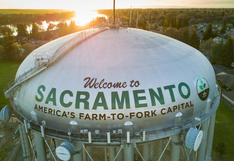 Sacramento water tower