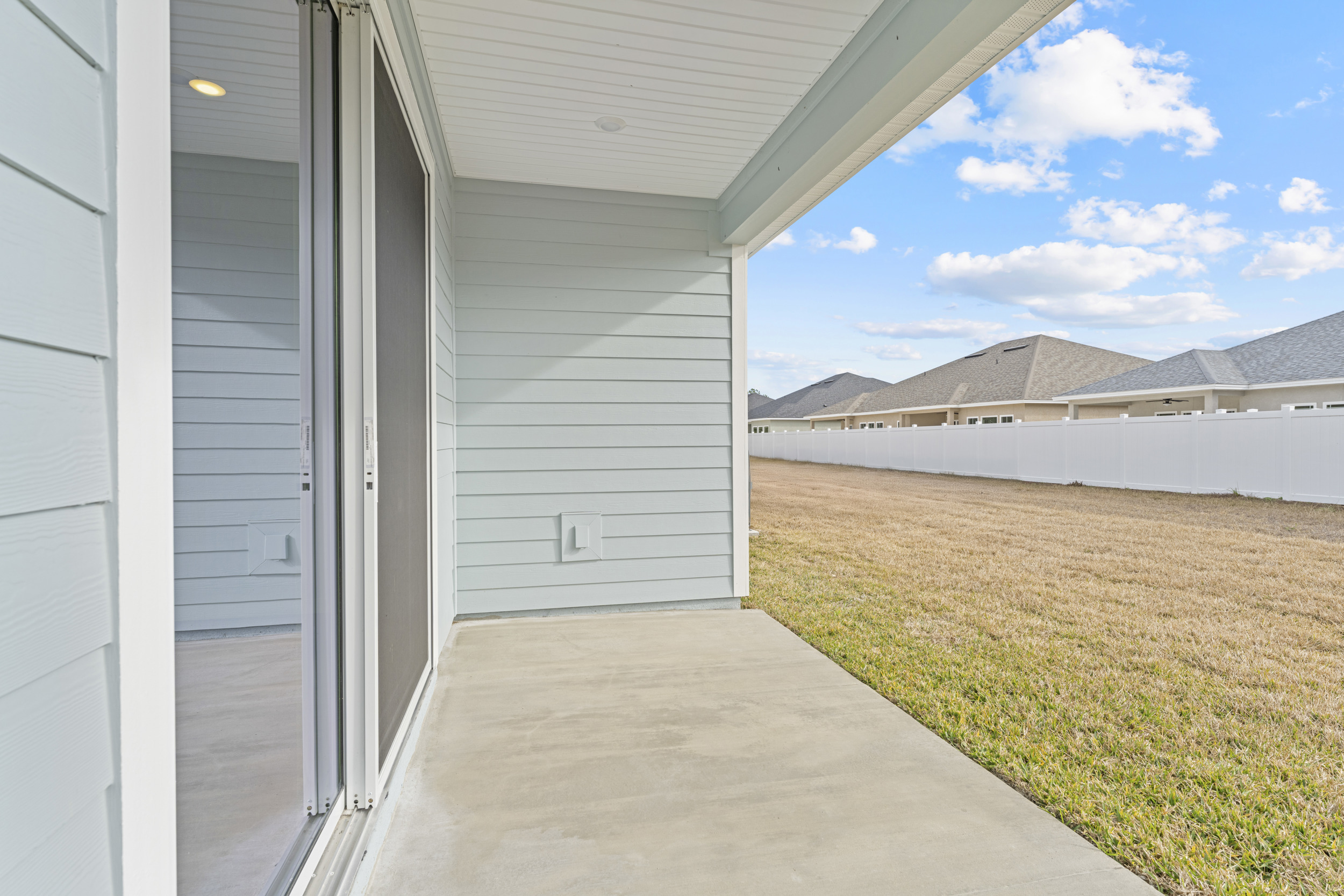 Lot 26 Covered Back Patio at The Preserve at Camden Woods