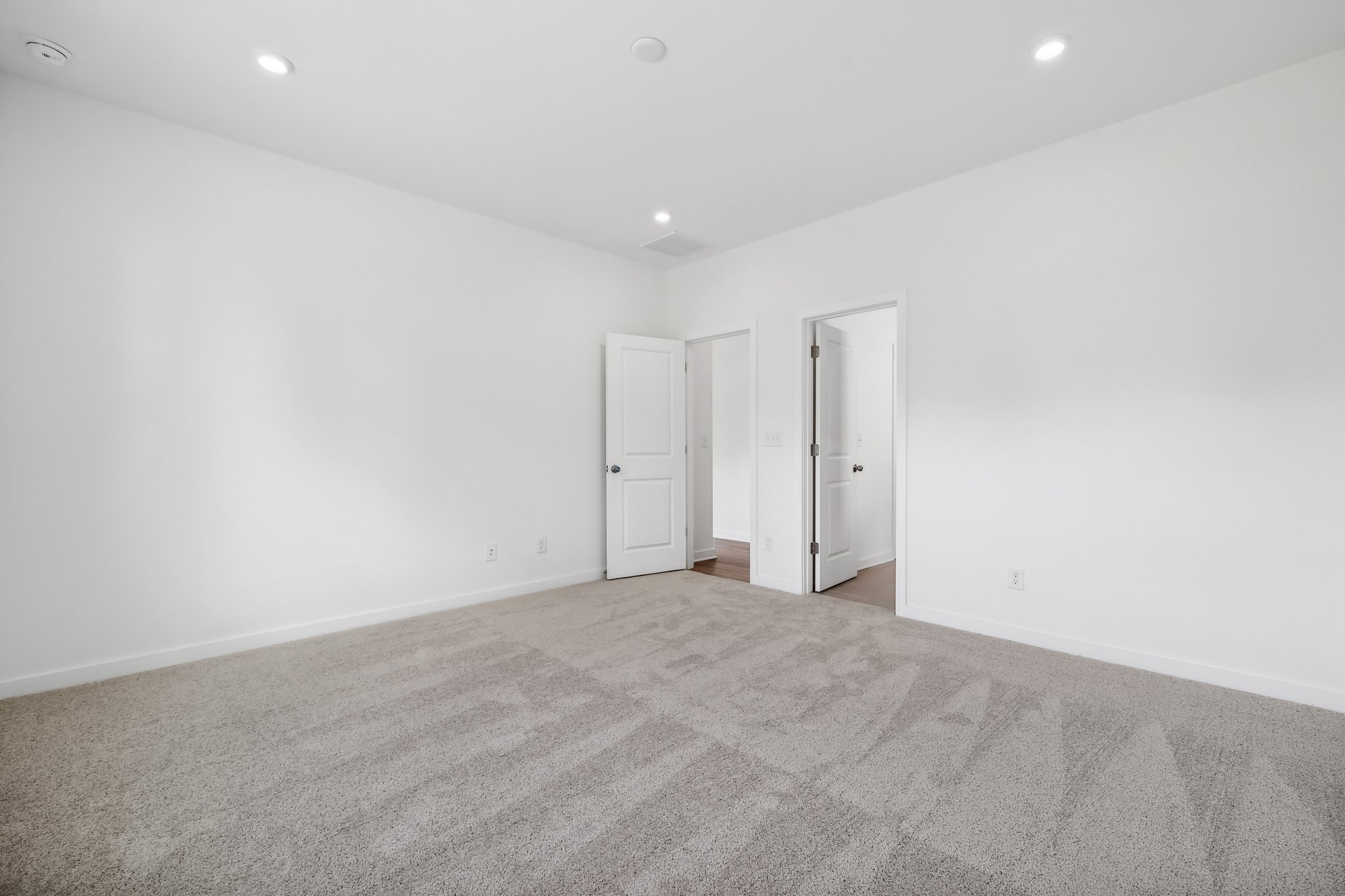 A room with white walls.