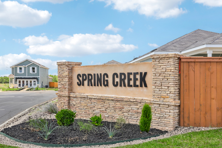 A sign on a building.