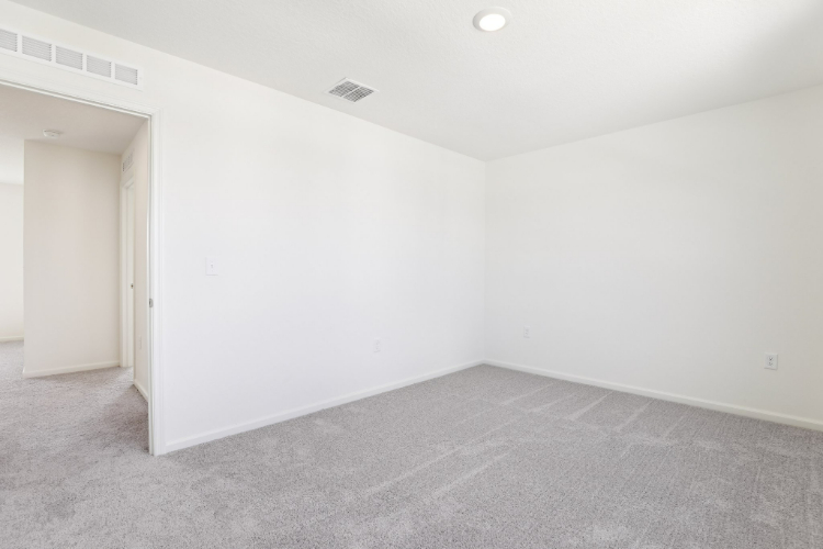 A room with white walls.