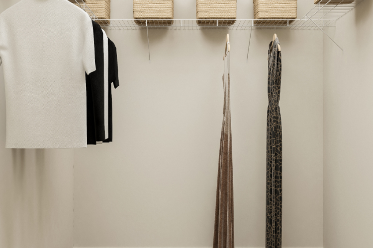 A group of clothes on a swinger.